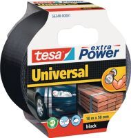 Tesa extra Power Universal - Black - Fastening - Handicrafting - Marking - Repairing - Metal - Wood - 10 m - 50 mm