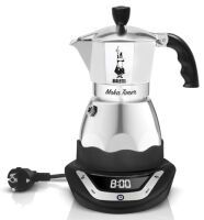 Bialetti EASY TIMER - Electric mocha pot - Ground coffee - Black