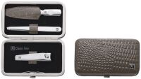 Zwilling Maniküre Pediküre Set 3tlg. mit Nagelknipser, Braun Kosmetikprodukte