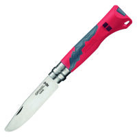 Opinel Outdoor Junior No. 07 Taschenmesser mit Pfeife rot