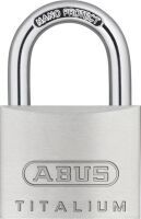 ABUS Security-Center ABUS 64TI/40 - Conventional padlock - Key lock - Keyed to differ - Silver - Aluminum - Hardened steel