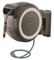 Gardena Wand-Schlauchbox RollUp M/L (weiß) 25 m Gartenschläuche und Gartenschlauchwagen