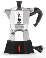 Bialetti Espressokanne Elettrika 2 Tassen Silber