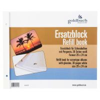 Goldbuch Ersatzblock 29x24 30 Seiten weiß+ Schrauben 83075 - Various Office Accessory