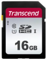 Transcend SD Card SDHC 300S 16GB - 16 GB - SDHC - Class 10 - NAND - 95 MB/s - 10 MB/s