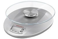 Soehnle Roma Silver - Electronic kitchen scale - 5 kg - 1 g - Stainless steel - Glass - Countertop