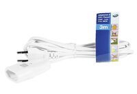 REV RITTER Verlängerungskabel 3m weiss, PVC