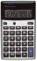 TI TI-5018 SV - Desktop - Basic - 12 digits - 1 lines - Battery/Solar - Black,Silver