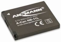 Ansmann A-Can NB-11L - 600 mAh - 3.7 V - Lithium-Ion (Li-Ion) - 1 pc(s)
