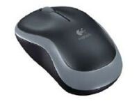 Logitech M 185 Cordless Notebook Mouse USB schwarz / grau Mäuse PC -kabellos-