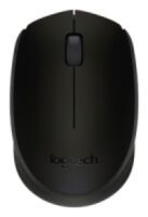 Logitech B170 Wireless Mouse - Ambidextrous - Optical - RF Wireless - Black