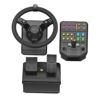 LOGITECH Heavy Equipment G-Series wheel and pedals set wired for PC (945-000062)