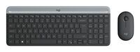 Logitech MK470 - Full-size (100%) - USB - QWERTZ - Graphite - Mouse included