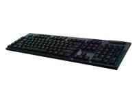 Logitech G G915 - Full-size (100%) - RF Wireless + Bluetooth - Mechanical - QWERTZ - Carbon