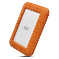 LACIE RUGGED 5TB USB-C USB3.0 Drop- crush- and rain-resistant for all-terrain use orange (STFR500080
