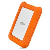 LACIE RUGGED 1TB USB-C USB3.0 Drop- crush- and rain-resistant for all-terrain use orange (STFR100080