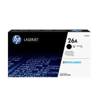 HP 26A Black Original LaserJet Toner Cartridge - 3100 pages - Black - 1 pc(s)