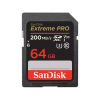 SanDisk Extreme PRO - 64 GB - SDXC - Class 10 - 170 MB/s - 90 MB/s - Class 3 (U3)