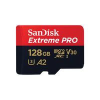 SD MicroSD Card 128GB SanDisk Extreme Pro SDXC inkl. Adapt (SDSQXCD-128G-GN6MA)