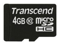 Transcend microSDHC          4GB Class 10 microSD
