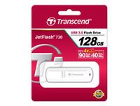 Transcend JetFlash 700 128GB - 128 GB - USB Type-A - 3.2 Gen 1 (3.1 Gen 1) - Cap - 8.5 g - Black