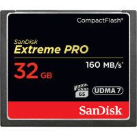 SanDisk Extreme Pro CF      32GB 160MB/s         SDCFXPS-032G-X46 Compact-Flash