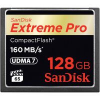 SanDisk Extreme Pro CF     128GB 160MB/s         SDCFXPS-128G-X46 Compact-Flash