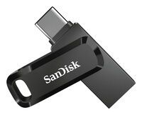 SanDisk Ultra Dual Drive Go - 64 GB - USB Type-A / USB Type-C - 3.2 Gen 1 (3.1 Gen 1) - 150 MB/s - Swivel - Black