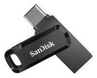 SanDisk Ultra Dual Drive - 128 GB - USB Type-A / USB Type-C - 3.2 Gen 1 (3.1 Gen 1) - 150 MB/s - Slide - Black - Silver