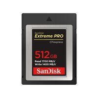 SANDISK Extreme PRO 512GB CFexpress Card SDCFE 1700MB/s R 1400MB/s W 4x6 (SDCFE-512G-GN4NN)