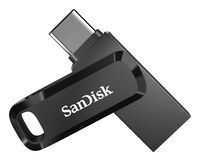 SanDisk Ultra Dual Drive Go - 512 GB - USB Type-A / USB Type-C - 3.2 Gen 1 (3.1 Gen 1) - 150 MB/s - Swivel - Black