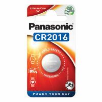PANASONIC Knopfzelle CR2016 Lithium Karte (117236)