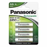 Panasonic 1x4 Akku NiMH Mignon AA 2450 mAh Rechargeable Evolta - Rechargable Battery - Mignon (AA)