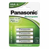 Panasonic Evolta P 03P - Batterie 4 x AAA Ni-MH - Rechargable Battery - Micro (AAA)