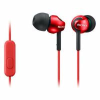 Sony MDR-EX110AP - Headset - In-ear - Calls & Music - Red - Binaural - 1.2 m