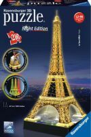 Ravensburger 3D Puzzle-Bauwerke Eiffelturm bei Nacht 3D-Puzzles