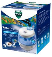 Wick Ultraschall Luftbefeuchter Sweet Dreams 2in1 mit Lichtprojektion WUL575E4