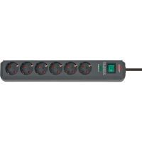 Brennenstuhl 1159710515 - 5 m - 6 AC outlet(s) - Indoor - Type F - IP20 - Anthracite