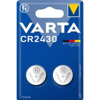 Varta KNOPFZELLE LITHIUM 3V   CR2430 (6430101402     BLI.2)