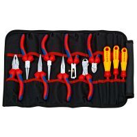 Knipex BESTÜCKT 11-TEILIG (ROLLTASCHE, VOLL)