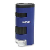 Carson PocketMicro - 60x - 20x - Black,Blue - LED - 48.3 mm - 27.9 mm