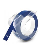 Dymo 3D Prägeband 9 mm x 3 m Plastik glänzend blau Zubehör Beschriftungsgeräte