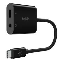 Belkin RockStar 3,5mm Audio- und USB-C Ladeadap.schw.  NPA004btBK Kabel und Adapter -Kommunikation-