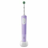 Oral-B Vitality Pro Elektrische Zahnbürste, 3 Putzmodi für Zahnpflege, Designed by Braun, lila #Vipro