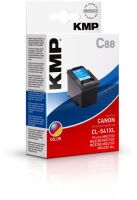 KMP C88 Tintenpatrone color kompatibel mit Canon CL-541 XL Druckerpatronen