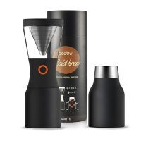 Asobu Cold Brew Coffee Schwarz, 1.1 L Tee- & Kaffeezubereitung