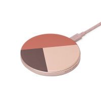 Native Union Drop 10W Wireless Charging Pad Marquetry Rose Ladegeräte - Induktion