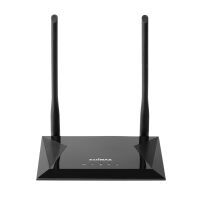 Edimax 4-in-1 N300 Wi-Fi-Router, Access Point, Range Extender, Wi-Fi Bridge & WISP Schwarz