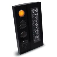 Technoline WS 6650 - Black - Indoor hygrometer,Indoor thermometer,Outdoor hygrometer,Outdoor thermometer,Rain sensor - Hygrometer,Thermometer - Hygrometer,Thermometer - F,°C - 30 m