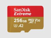 SanDisk microSDXC          256GB Extreme A2 C10 V30 UHS-I U3 microSD